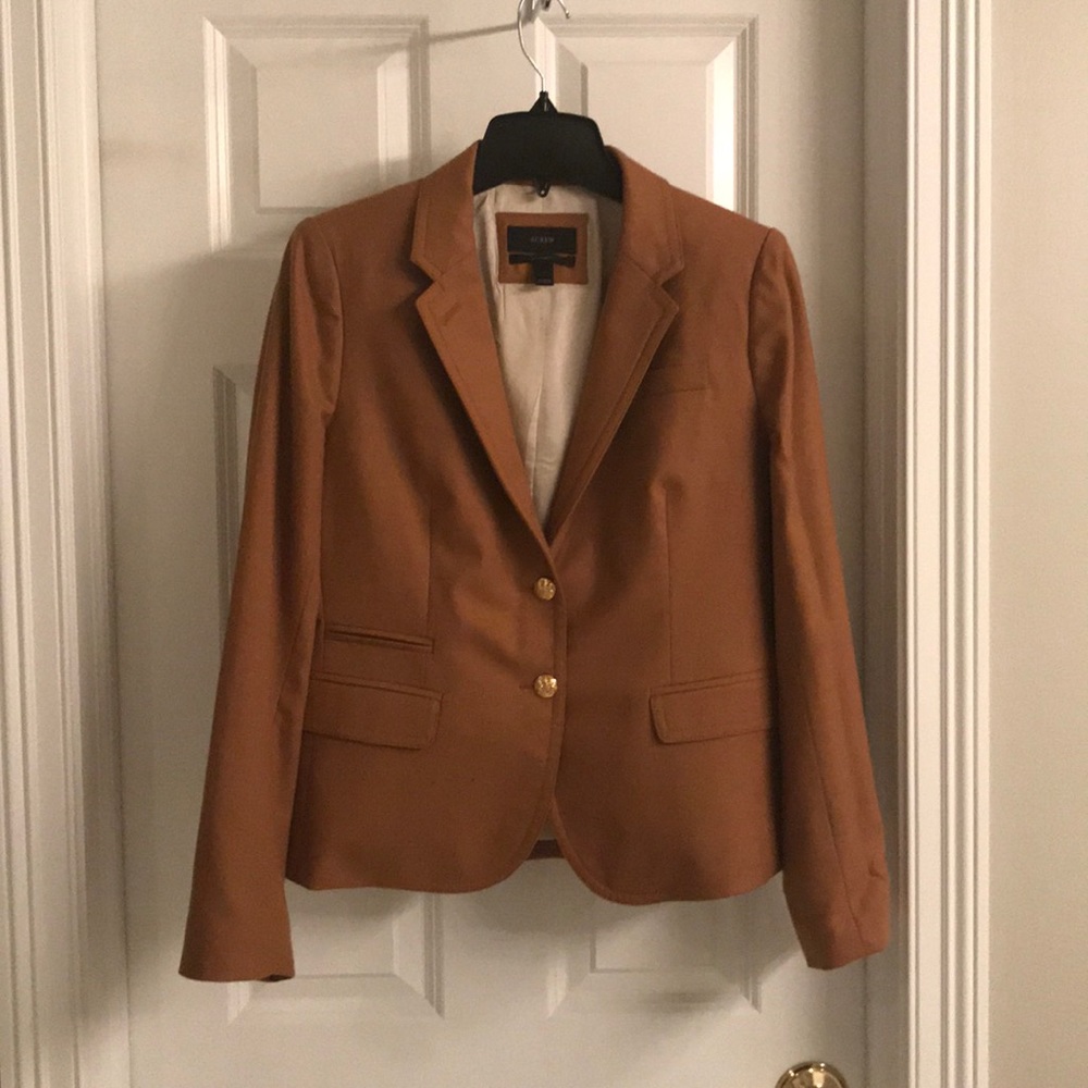 JCrew Schoolboy blazer tan size 10